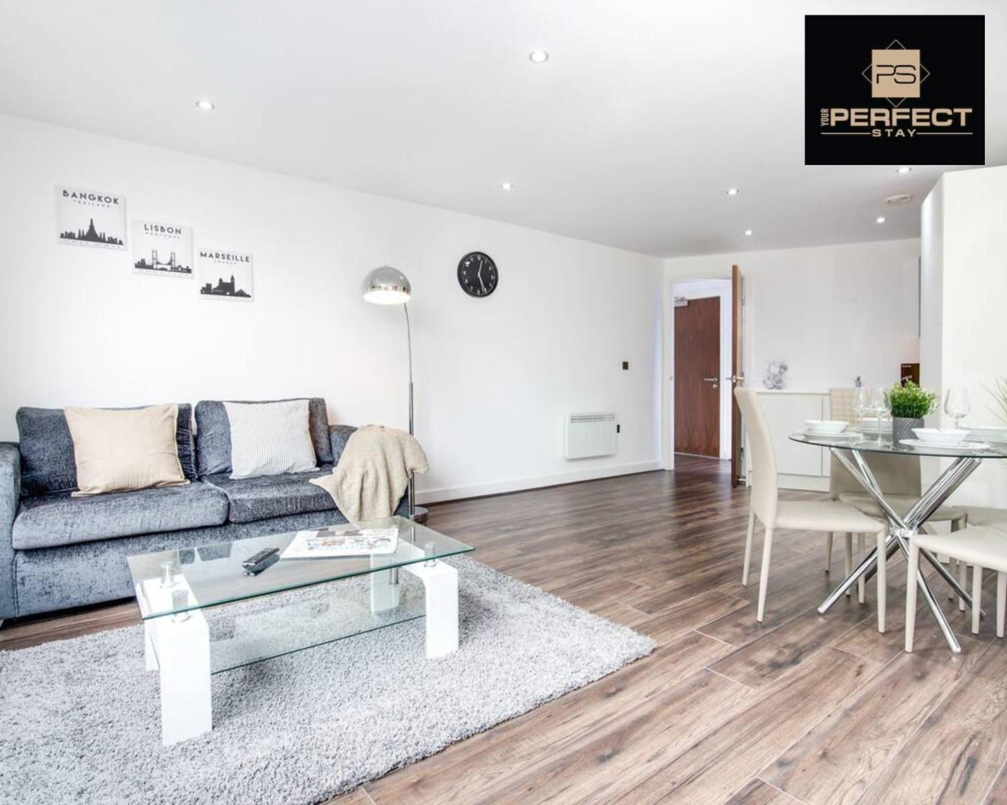 Luxe Modern Apartment By Your Perfect Stay Short Lets ברמינגהאם מראה חיצוני תמונה