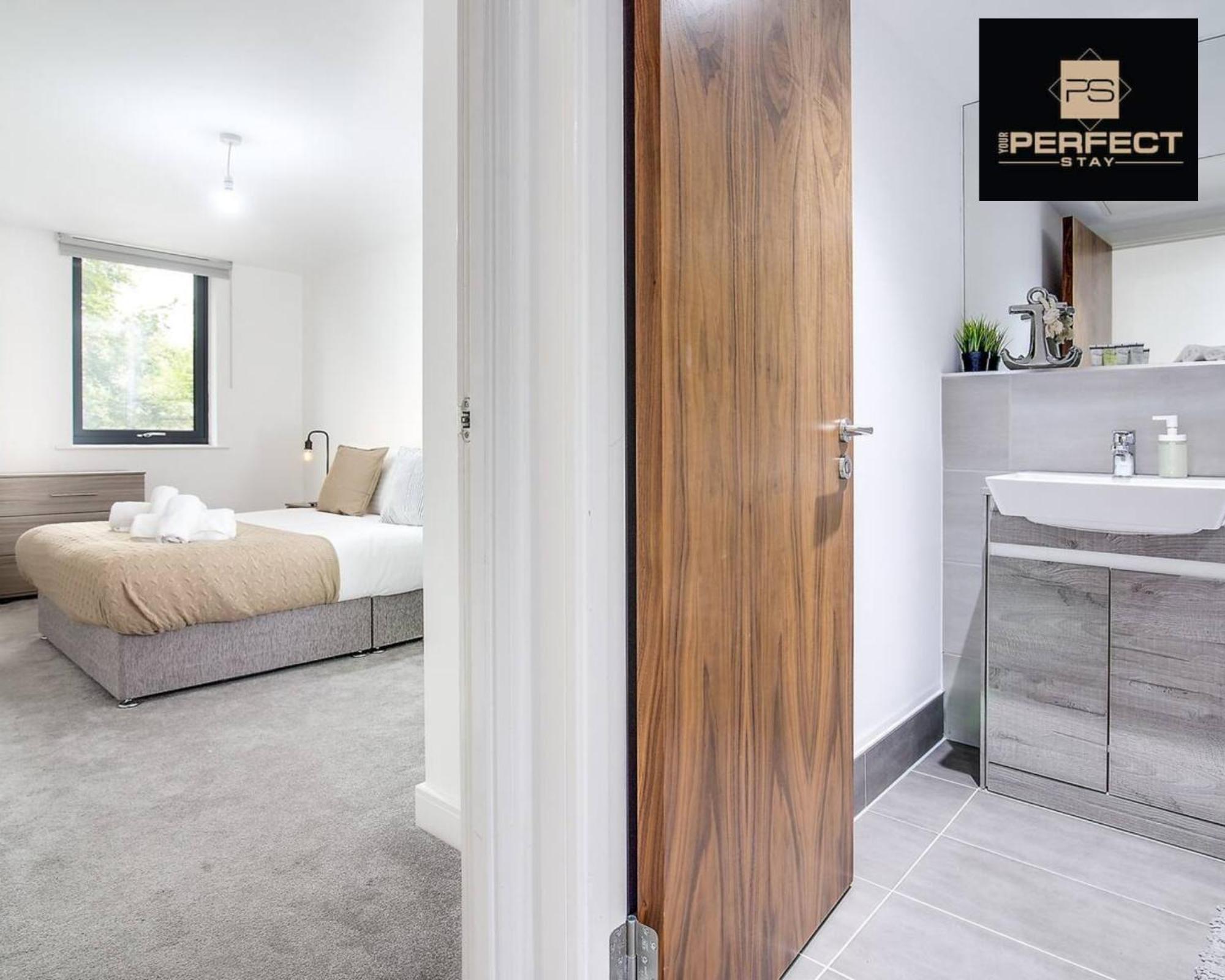 Luxe Modern Apartment By Your Perfect Stay Short Lets ברמינגהאם מראה חיצוני תמונה