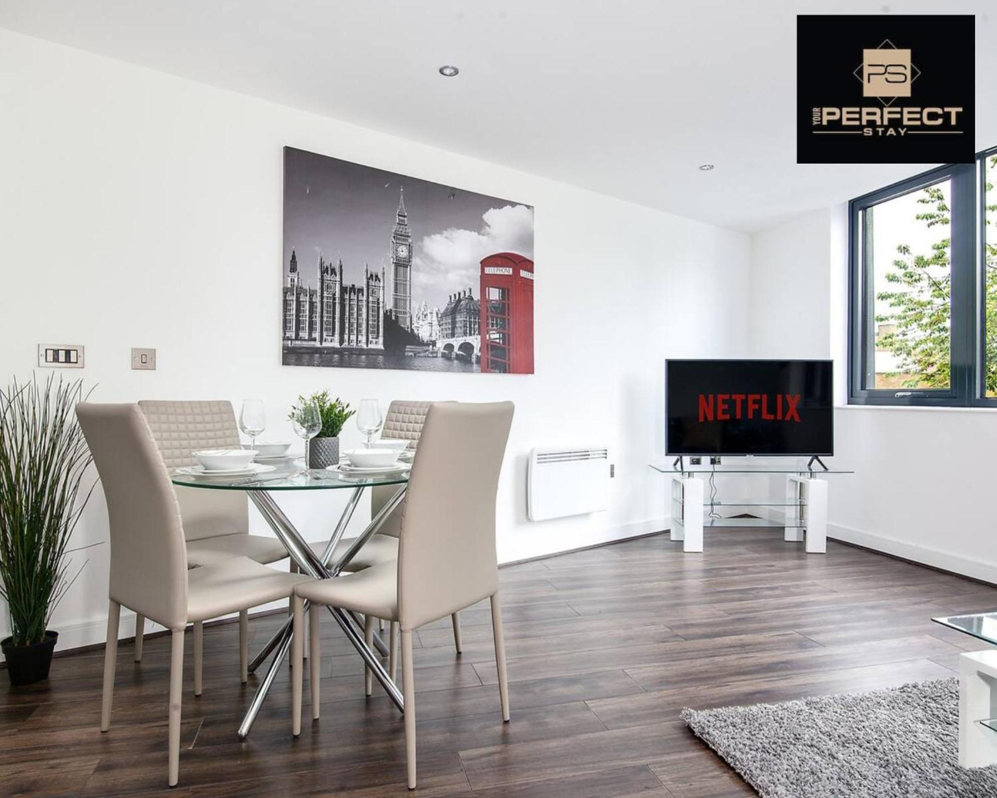 Luxe Modern Apartment By Your Perfect Stay Short Lets ברמינגהאם מראה חיצוני תמונה
